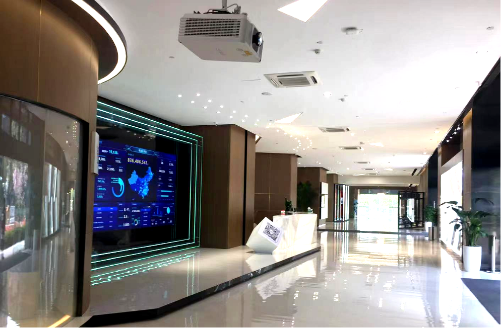 微医总部大楼展厅及导视系统设计与装修施工项目_